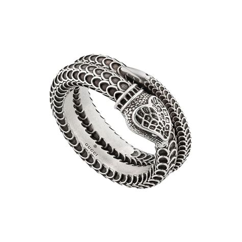 gucci snake ring women's|Gucci sterling silver butterfly ring.